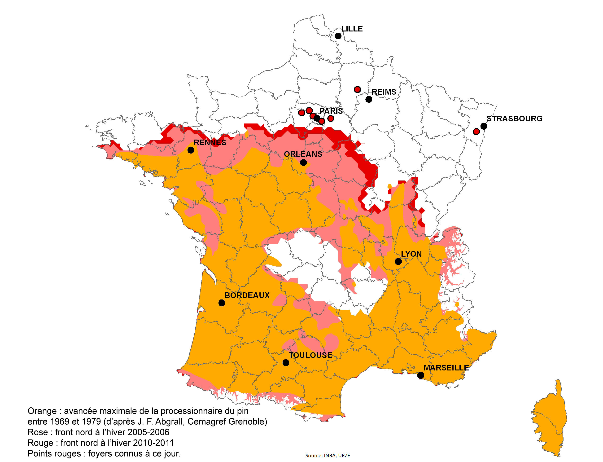 chenilleprocessionnaire france